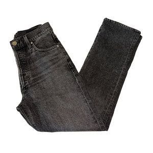 Goldsign The Benefit Jeans Straight Leg Black Size 25